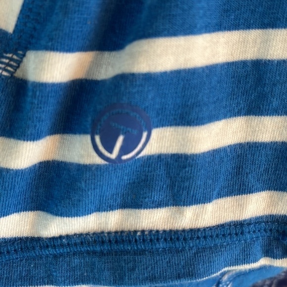 T by Talbots Women’s Blue And White Striped Tee Size XL NWOT - Picture 4 of 7